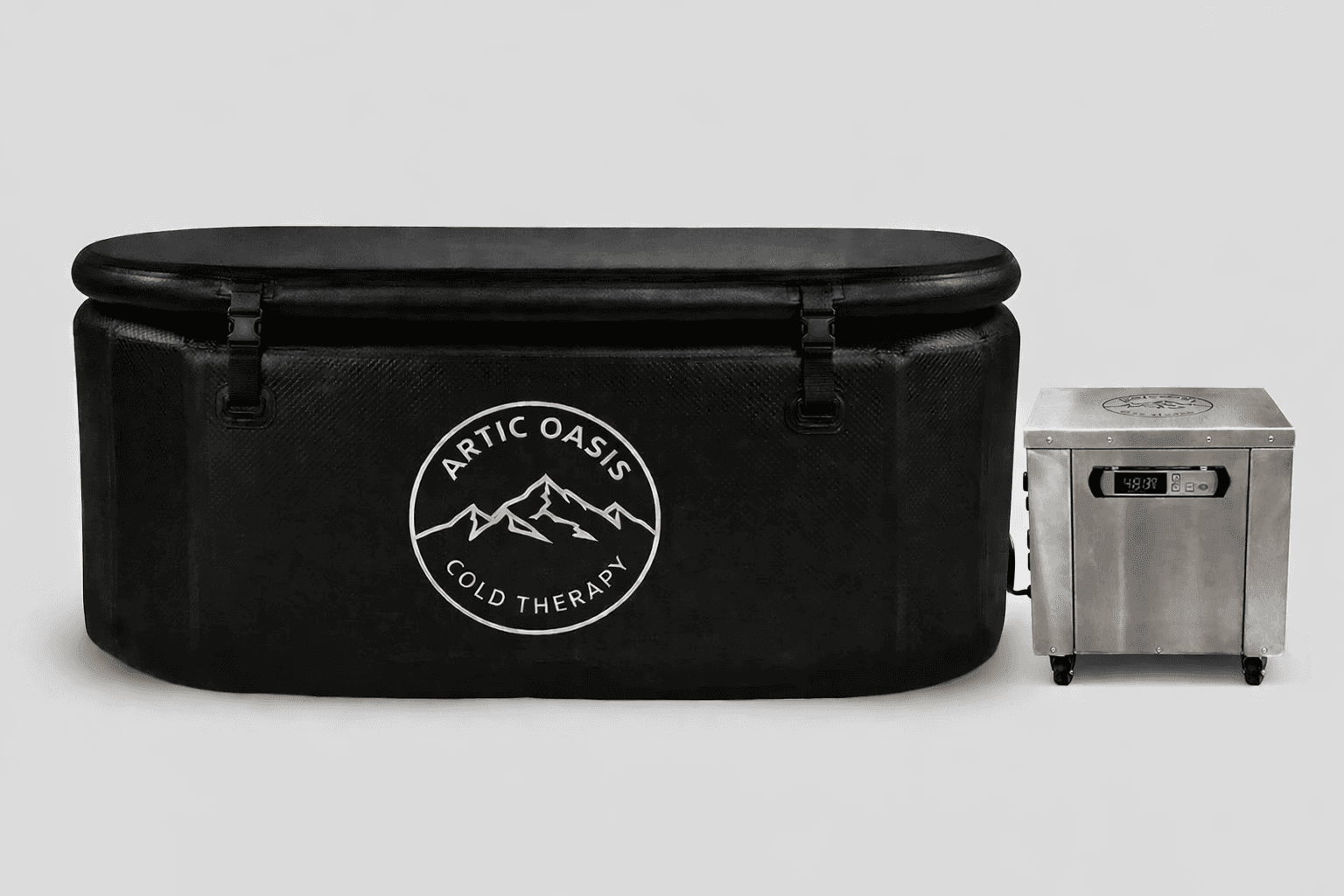 Tina inflable con chiller externo Tina inflable con chiller externo